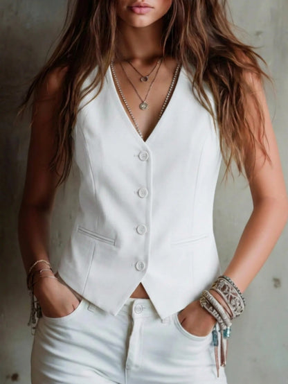 Daniela Waistcoat With Flores 3d – Sienna Noosa
