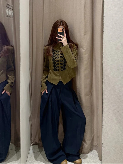 Amelia Nadia Jacket Denim Fitted With Neck Bao – Sienna Noosa