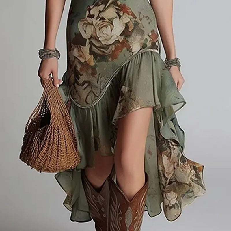 Bianca Adriana Set Top Grey Lace Sheer And Skirt Maxi Pleated – Sienna Noosa