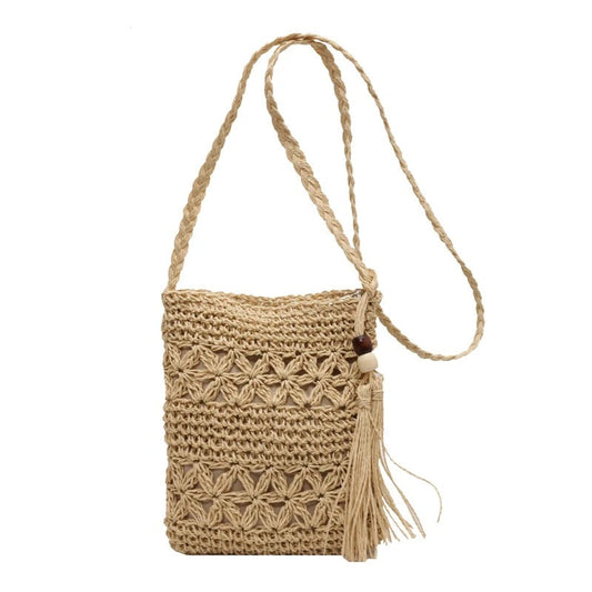 Alma Marina Bag Woven With Drawstring And Handle Shoulder – Sienna Noosa