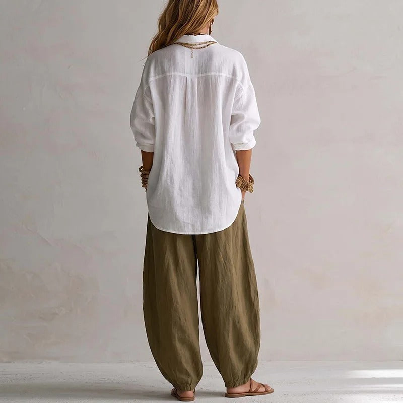 Clemencia Elena Jumpsuit Elegant With Waist Ajustable And Trousers Wide – Sienna Noosa