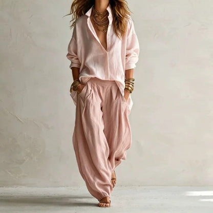 Clemencia Elena Jumpsuit Elegant With Waist Ajustable And Trousers Wide – Sienna Noosa