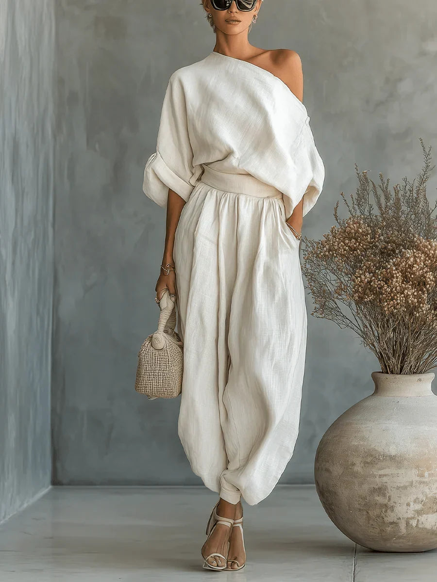 Dafne Elise Elegant Asymmetrisk Maxiklanning – Sienna Noosa