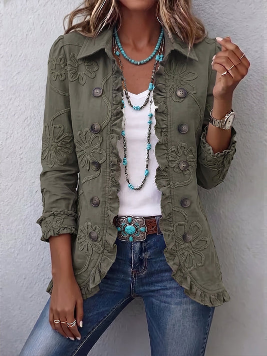Ascensión Ascension Jacket Embroidered With Ruffles – Sienna Noosa