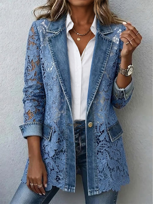 Alicia Americana With Lace Floral – Sienna Noosa