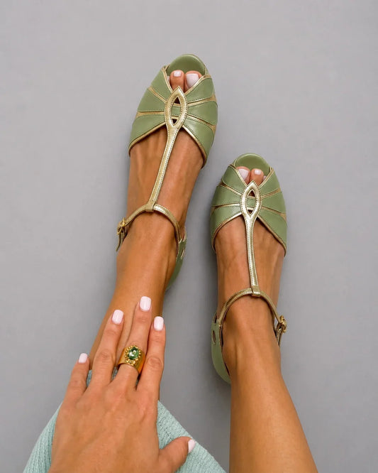 Elena Sandals Flat Suede With Punta Open – Sienna Noosa
