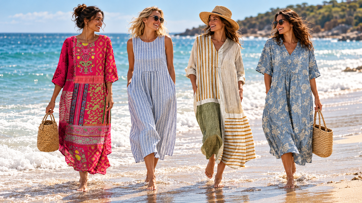 Sienna Everyday Beach Maxi Dresses collection on the Australian coast