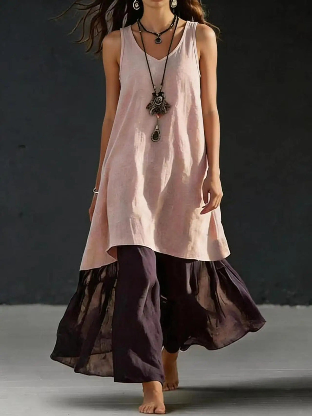 Alba Vera Maxi Dress Colour Block – Sienna Noosa