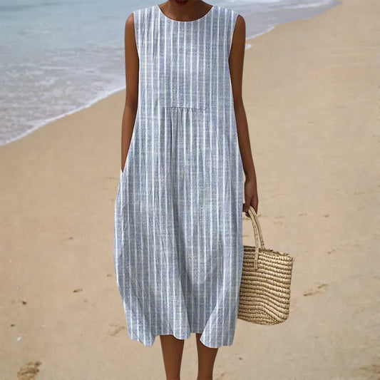 Elegant Flowing Maxi Dress – Sienna Noosa
